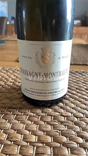 Bourgogne Chassagne-Montrachet Hubert Bouzereaugruère 2020