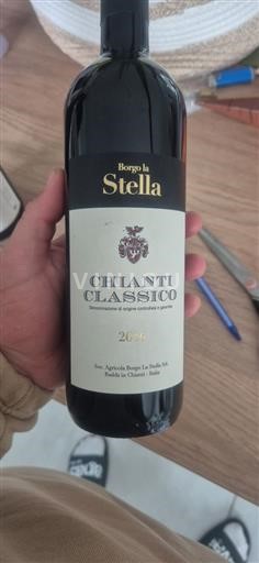 Vin Rouge sec Borgo La Stella 2016 Italie Toscane Chianti Classico DOCG