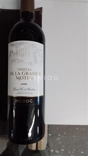 Bordéus Médoc Château La Grande Mothe 2016