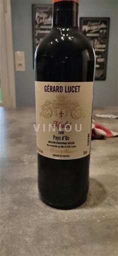 Vin Rouge sec Merlot Gérard Lucet 2018 France Languedoc et Roussillon Pays d'oc IGP