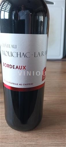Burdeos No especificado Grand Cru Château Mouchacla Rame 2020