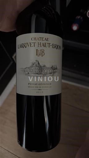 Bordeaux Pessac-Léognan Grand Cru Château Larrivet Haut Brion 2019
