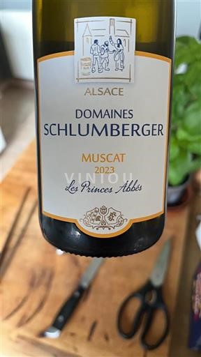 Alsace Muscat Domaine Schlumberger Les Princes Abbés 2023