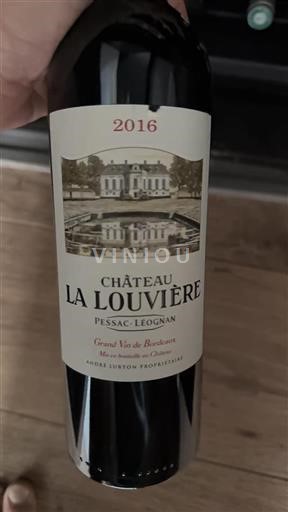 Bordeaux Pessac-Léognan Grand Cru Château La Louvière 2016
