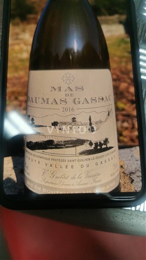 Languedoc Không được chỉ định Mas De Daumas Gassac 2016