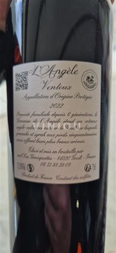 Vallée du Rhône Ventoux L'angèle 2022