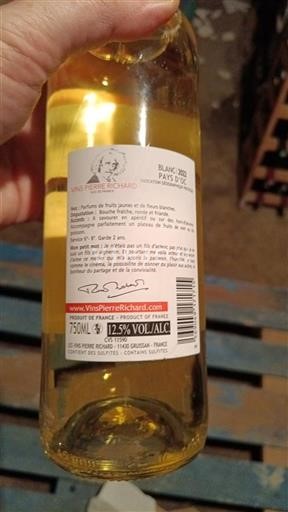 Linguadoca e Rossiglione Paese d'Oc Vins Pierre Richard 2022