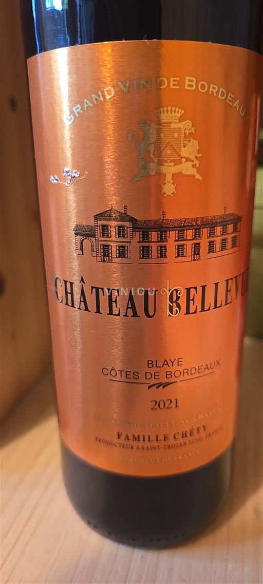 Burdeos Blaye-Côtes de Burdeos Grand Cru Château Bellevue 2021
