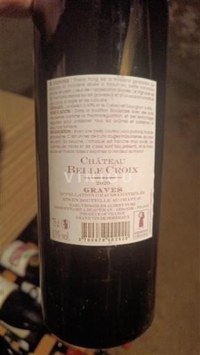Bordeaux Graves Château Bellecroix 2020
