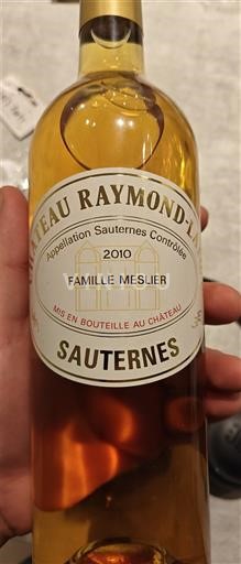 Burdeos Sauternes Château Raymondlafon 2010