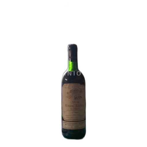 Vin Rouge sec Château Monsanestèbe 1991 France Bordeaux AOC