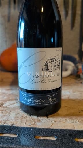 Burgundy Not Specified Premier Cru Desfontaine Frères Grand Clos Rousseau 2020