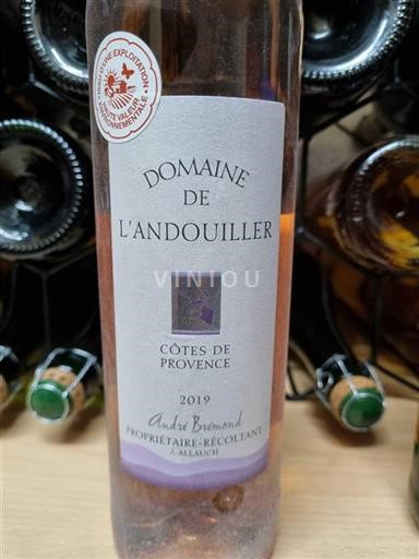 Provansa Côtes-de-Provence Domaine L'andouiller 2019