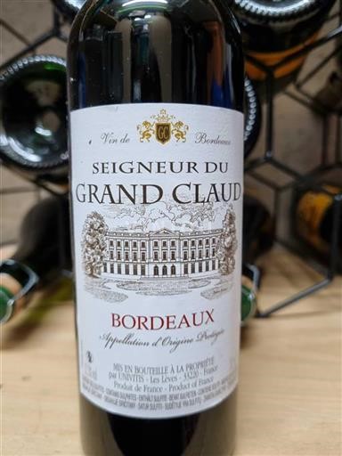 Bordeaux Seigneur Du Grand Claud Neročník