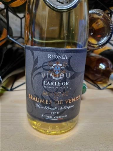 Rhônedalen Muscat de Beaumes de Venise Rhoneas Carte Or 2018