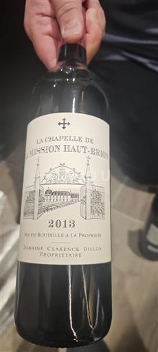 Burdeos No especificado Grand Cru Château La Mission Hautbrion La Chapelle de La Mission Haut-Brion 2013