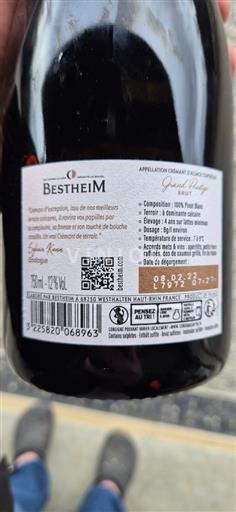 Alsace Crémant d'Alsace Bestheim Grand Prestige 2017