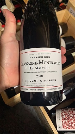 Bourgondië Chassagne-Montrachet Premier Cru Vincent Girardin La Maltroie 2018