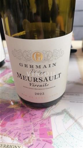 Bourgogne Meursault Domaine Germain Vireuils 2023