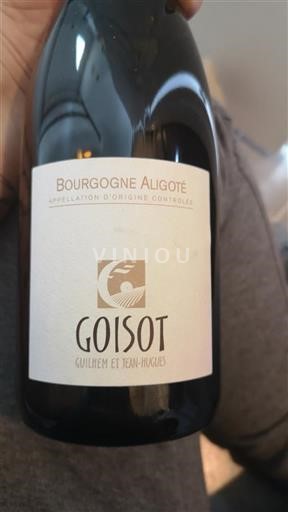 Burgundy Bourgogne Aligoté Goisot 2018