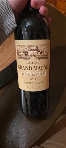 Bordeaux Saint-Émilion Grand Cru Grand Cru Château Grand Mayne 2021