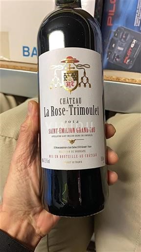 Bordéus Saint-Émilion Grand Cru Grand Cru Château La Rose Trimoulet 2014