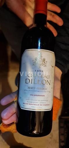 Bordeaux Haut-Médoc Cru Bourgeois Château Dillon 1999