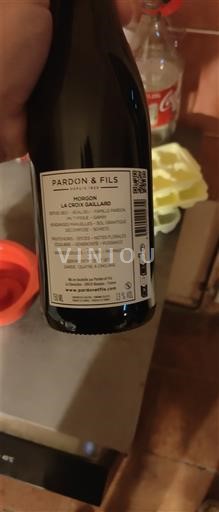 Beaujolais Morgon Pardon & Fils La Croix Gaillard 2023