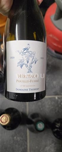 Borgogna Pouilly-fuissé Domaine Thibert Héritage 2020
