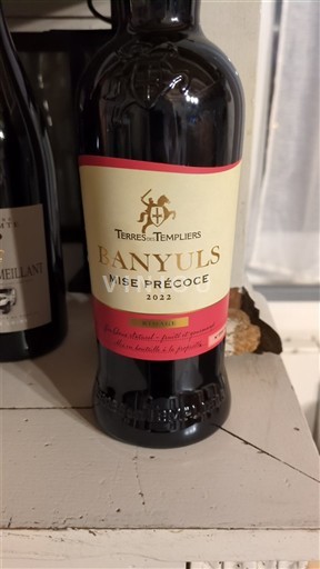 Roussillon Banyuls Terre Des Templiers Mise Précoce 2022