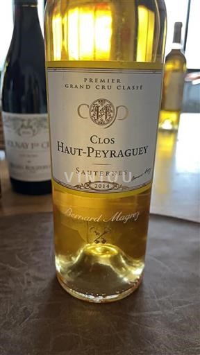 Bordeaux Sauternes Premier Grand Cru Château Clos Hautpeyraguey 2014