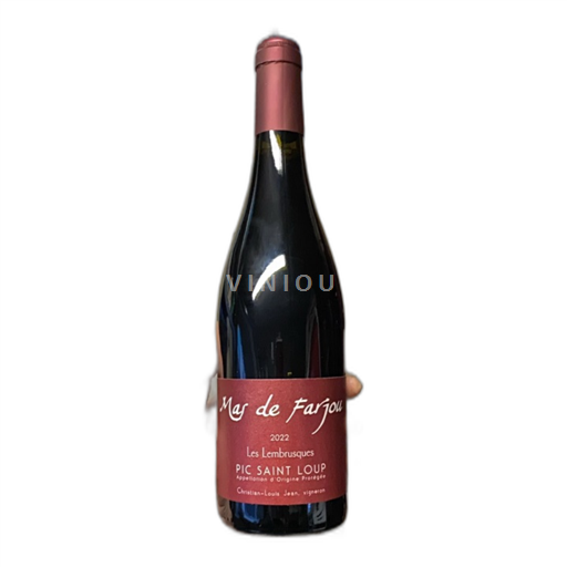 Vin Rouge sec Les Lemrbusques Mas de Farjou 2022 France Languedoc Pic-saint-loup AOC
