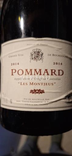 Borgoña Pommard Domaine Coste Caumartin Les Montjeus 2014