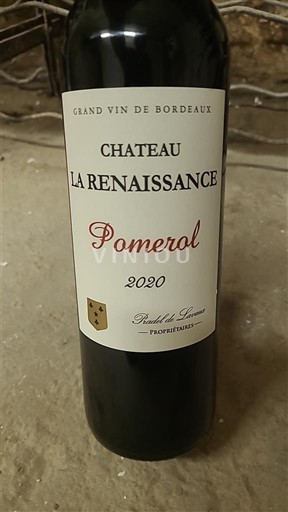 Bordeaux Pomerol Château La Renaissance 2020