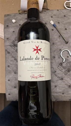 Bordeaux Pomerol Grand Cru Lalande De Pomerol 2018