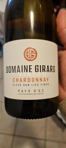 Languedoc och Roussillon Pays d'Oc Domaine Girard Chardonnay 2023