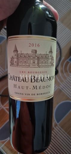 Burdeos Haut-Médoc Cru Bourgeois Château Beaumont 2016