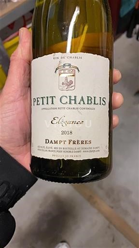 Bourgogne Petit-chablis Dampt Frères Élégance 2018