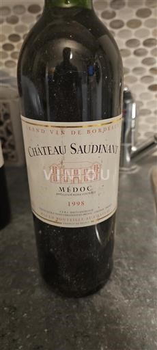 Bordeaux Médoc Château Saudinant 1998
