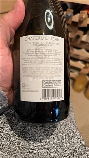 Californiske AVA'er Ikke specificeret Château Stjean Chardonnay Ikke årgangsbestemt