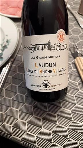 Rhônetal Côtes-du-Rhône-Dörfer Laurent Brotte Les Grands Mûriers 2022