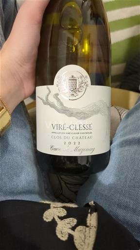 Borgoña Viré-clessé Cave De Mazenay Clos du Château 2022