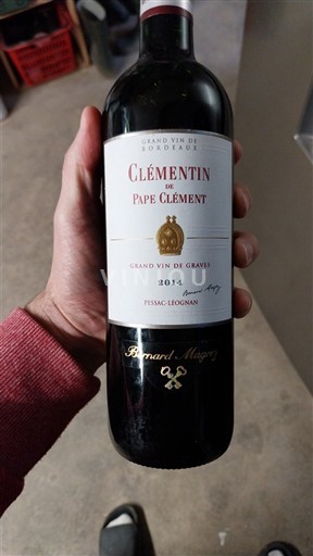 Bordeaux Pessac-Léognan Pape Clement Clémentin de Pape Clément 2014