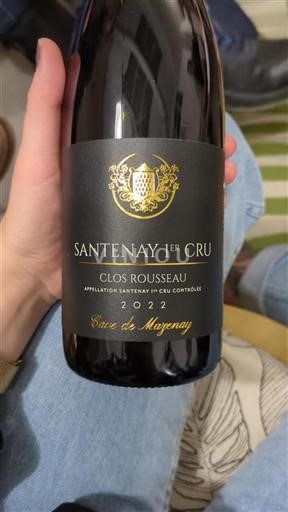 Borgoña Santenay Premier Cru Cave De Mazenay Clos Rousseau 2022