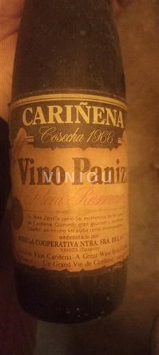 Aragon Cariñena Bodega Cooperativa Ntra. Sra. Del Á Solera Reserva 1966