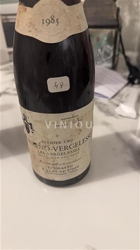 Bourgogne Pernand-Vergelesses Premier Cru Domaine Rapetpiot 1985