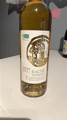 Lounais-Ranska Jurançon Domaine Brubaché 2019