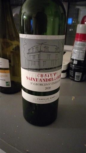 Bordeaux Nicht spezifiziert Château Saint André Corbin 2020