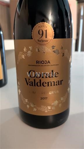 La Rioja Rioja Conde Valdemar Reserva 2017