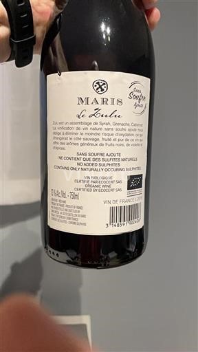 Languedoc Määrittelemätön Château Maris Le Zulu 2018